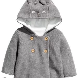 Childs Grey Soft Knit Cardigan    Size 1 1/2-2yr